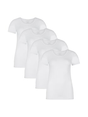 Bamboo Basics Bamboo Basics T-Shirt 21192 Biały Stretch Fit