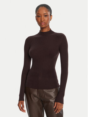 TWINSET TWINSET Sveter 252TT3111 Hnedá Slim Fit