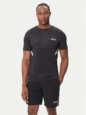 BOSS BOSS Tričko Tech TOC 50543329 Čierna Slim Fit