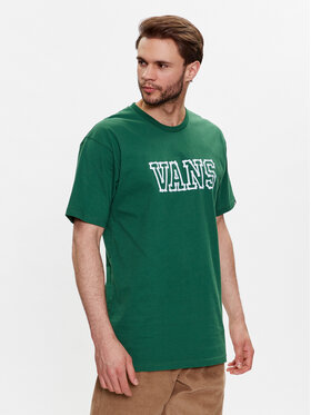 Vans Vans Póló Bones VN00003X Zöld Regular Fit