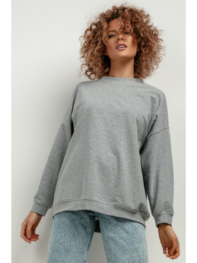 Tessita Tessita Bluza T417/2/XL-XXL Szary Oversize
