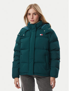 Tommy Jeans Tommy Jeans Пухено яке Alaska  DW0DW18610 Тъмнозелен Regular Fit