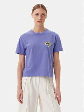 Quiksilver Quiksilver T-Shirt EQWZT03181 Fioletowy Relaxed Fit