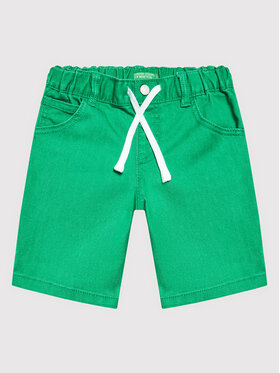 United Colors Of Benetton United Colors Of Benetton Szorty jeansowe 4KV959G50 Zielony Slim Fit