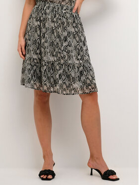 Kaffe Kaffe Trapezförmiger Rock Carmen 10507431 Grau Regular Fit