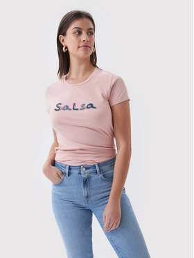 Salsa Salsa T-Shirt 124326 Biały Regular Fit