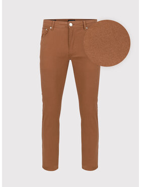 Pako Lorente Pako Lorente Spodnie materiałowe P22SF-WX-022 Brązowy Slim Fit