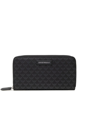 Emporio Armani Emporio Armani Голям дамски портфейл Y3H168 Y413E 80001 Черен