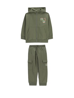 Coccodrillo Coccodrillo Komplet dresowy WC6117405XXB-011 Zielony Regular Fit