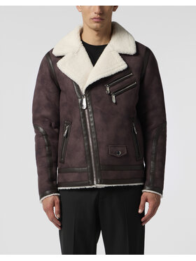 PHILIPP PLEIN PHILIPP PLEIN Giubbotto piumino 28616 Marrone Regular Fit