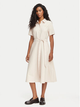 Beverly Hills Polo Club Beverly Hills Polo Club Košeľové šaty L3631 Béžová Regular Fit