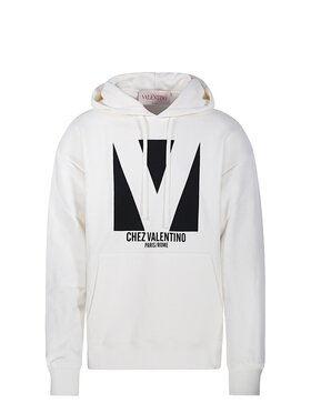 Valentino Garavani Valentino Garavani Felpa 6V3MF28 Bianco Regular Fit