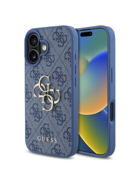 Guess Guess Etui na telefon Apple iPhone 16 Niebieski