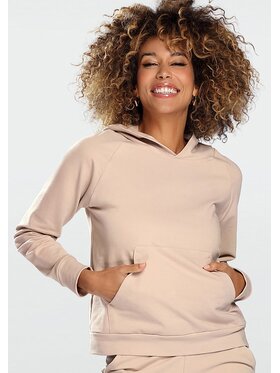 DKaren Sport DKaren Sport Bluza Seattle Beżowy Classic Fit