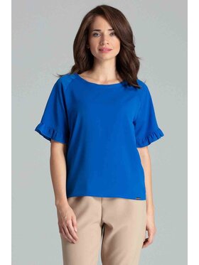 Lenitif Lenitif Blusa L052 Blu Regular Fit