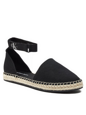 Calvin Klein Jeans Espadrile Ankle Espadrille Btw YW0YW01027 Crna