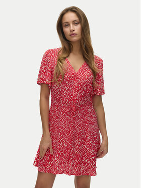Vero Moda Vero Moda Sommerkleid Alba 10292845 Rot Regular Fit