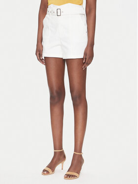 Morgan Morgan Pantaloncini di jeans 251-SHERIM Bianco Wide Leg
