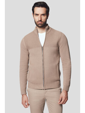 Lancerto Lancerto Kardigan Craig SW073224000096 Beżowy Regular Fit