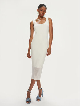 PINKO Pinko Haljina za svaki dan Dune 103540 A1ND Écru Slim Fit