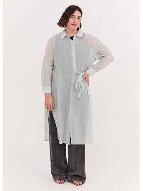 Fiorella Rubino Fiorella Rubino Koszula 5006L000169N005 Turkusowy Regular Fit