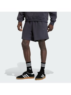 adidas adidas Szorty materiałowe 142531 Szary Regular Fit