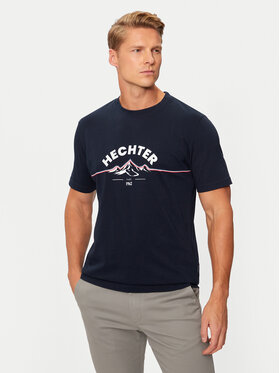 Hechter Paris Hechter Paris T-Shirt 75014 142919 Dunkelblau Regular Fit