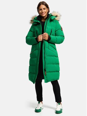 Marikoo Marikoo Kurtka zimowa Schneesternchen Zielony Regular Fit
