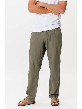 TeeShoppen TeeShoppen Spodnie materiałowe 'Basic Collection' Khaki Regular Fit