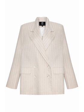 Magda Matyja Magda Matyja Marynarka Francesca Blazer Beżowy Oversize