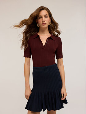 Motivi Motivi Cardigan M425W003519N022 Marrone Slim Fit