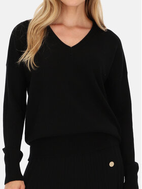L’AF L’AF Sweter Aura Czarny Regular Fit