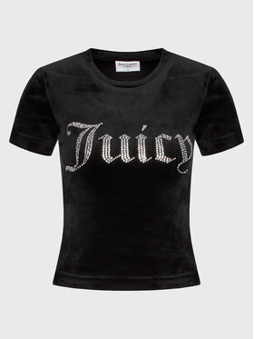 Juicy Couture Juicy Couture Tričko Taylor JCWC221002 Čierna Slim Fit