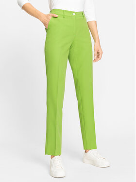 Olsen Olsen Chinosy 14000500 Zielony Slim Fit