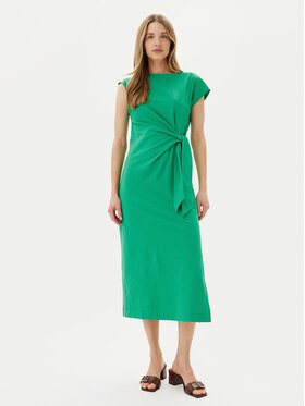 Tommy Hilfiger Tommy Hilfiger Rochie de zi WW0WW45159 Verde Regular Fit