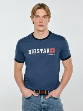 BIG STAR BIG STAR T-Shirt SUMMET Niebieski Basic Fit