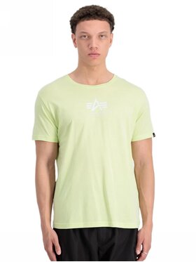 Alpha Industries Alpha Industries Tričko AI.118533-722-S Zelená Basic Fit