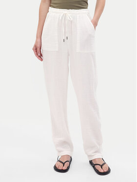 Gap Gap Szövet nadrág 541243-02 Fehér Loose Fit