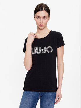 Liu Jo Liu Jo T-Shirt VA3025 J5003 Czarny Regular Fit