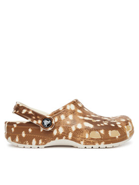 Crocs Crocs Шльопанці Classic Graphic Clogs 214153 Коричневий