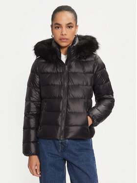 Tommy Hilfiger Tommy Hilfiger Geacă din puf WW0WW43520 Negru Regular Fit