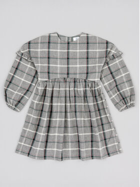 Zippy Zippy Sukienka codzienna ZKGAP0501 23118 Szary Regular Fit