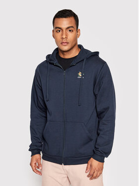 Kaotiko Kaotiko Μπλούζα Corazon AK041-01-G002 Σκούρο μπλε Relaxed Fit