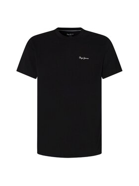 Pepe Jeans Pepe Jeans T-Shirt PMU20016 999 Černá Regular Fit