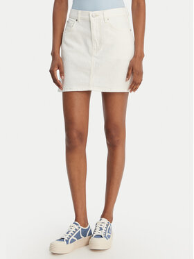 Guess Jeans Guess Jeans Gonna di jeans W6RD0Q D6521 Bianco Regular Fit