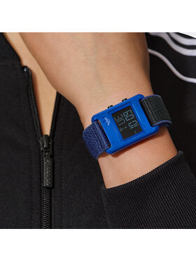 Adidas Originals Ročna Ura Retro Pop Digital Watch AOST23066 Modra