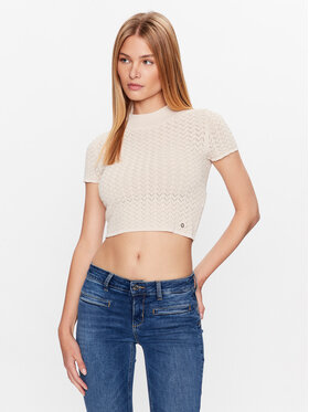 Guess Guess Sveter Julie W3GR40 Z2U00 Béžová Regular Fit