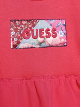 Guess Bluza K3BQ04 KAV34 Roza Regular Fit