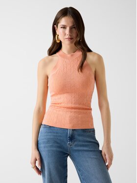 Guess Guess Sweter 181412 Pomarańczowy Classic Fit