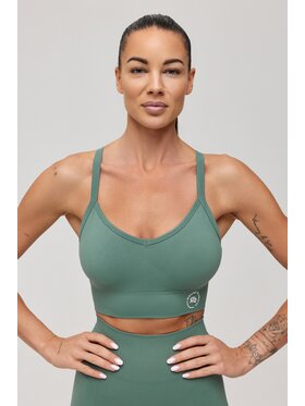ROUGH RADICAL ROUGH RADICAL Biustonosz sportowy SEAMLESS CLASSIC SPORTS BRA Zielony
